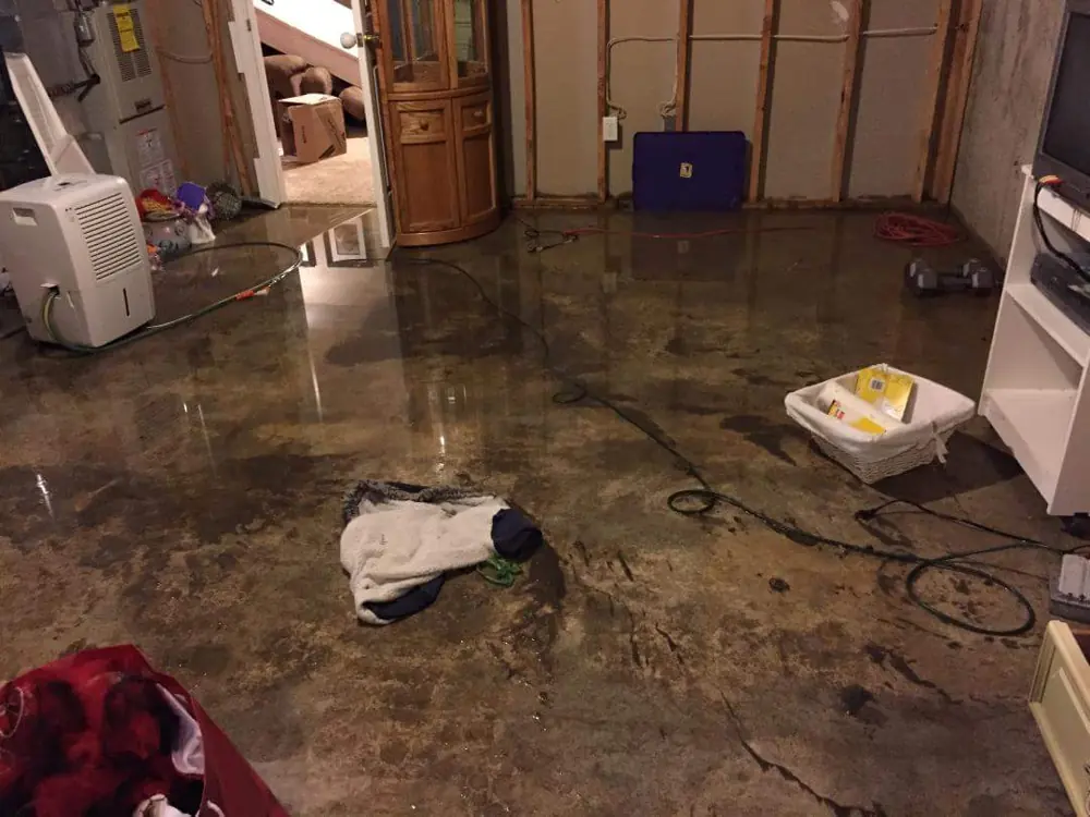 Restoration equipment on a Salt Lake City job