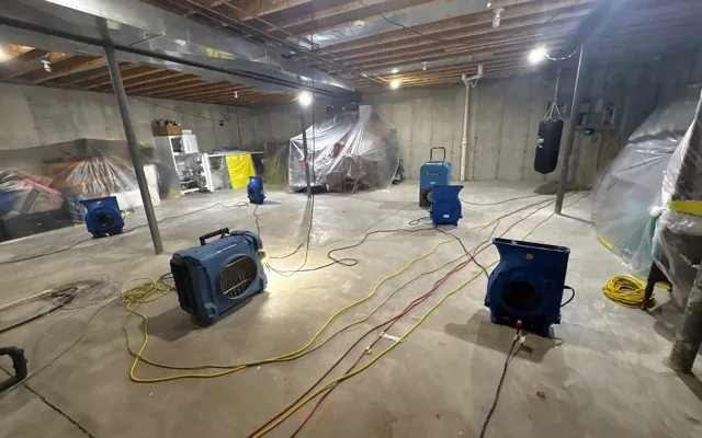 Basement Flood Cleanup in a Salt Lake City home
