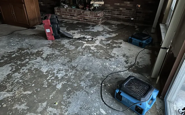Storm Flood Cleanup in a Salt Lake City home
