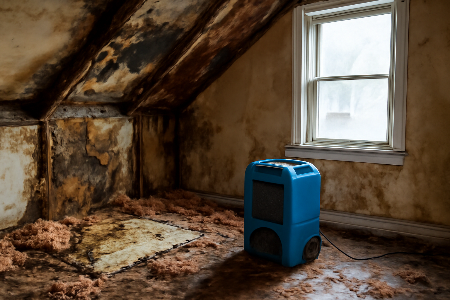 Attic Water Damage Restoration in Tooele, UT