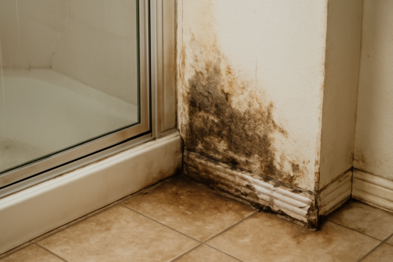 Shower Leak Water Damage Restoration