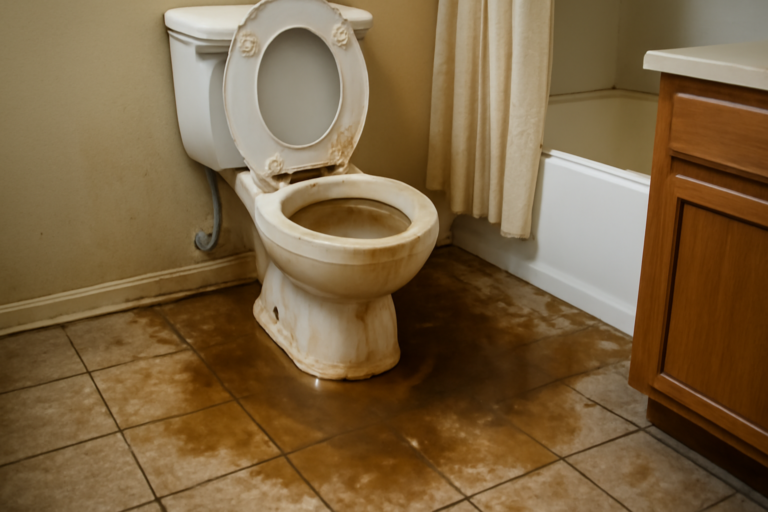 Toilet Overflow Cleanup