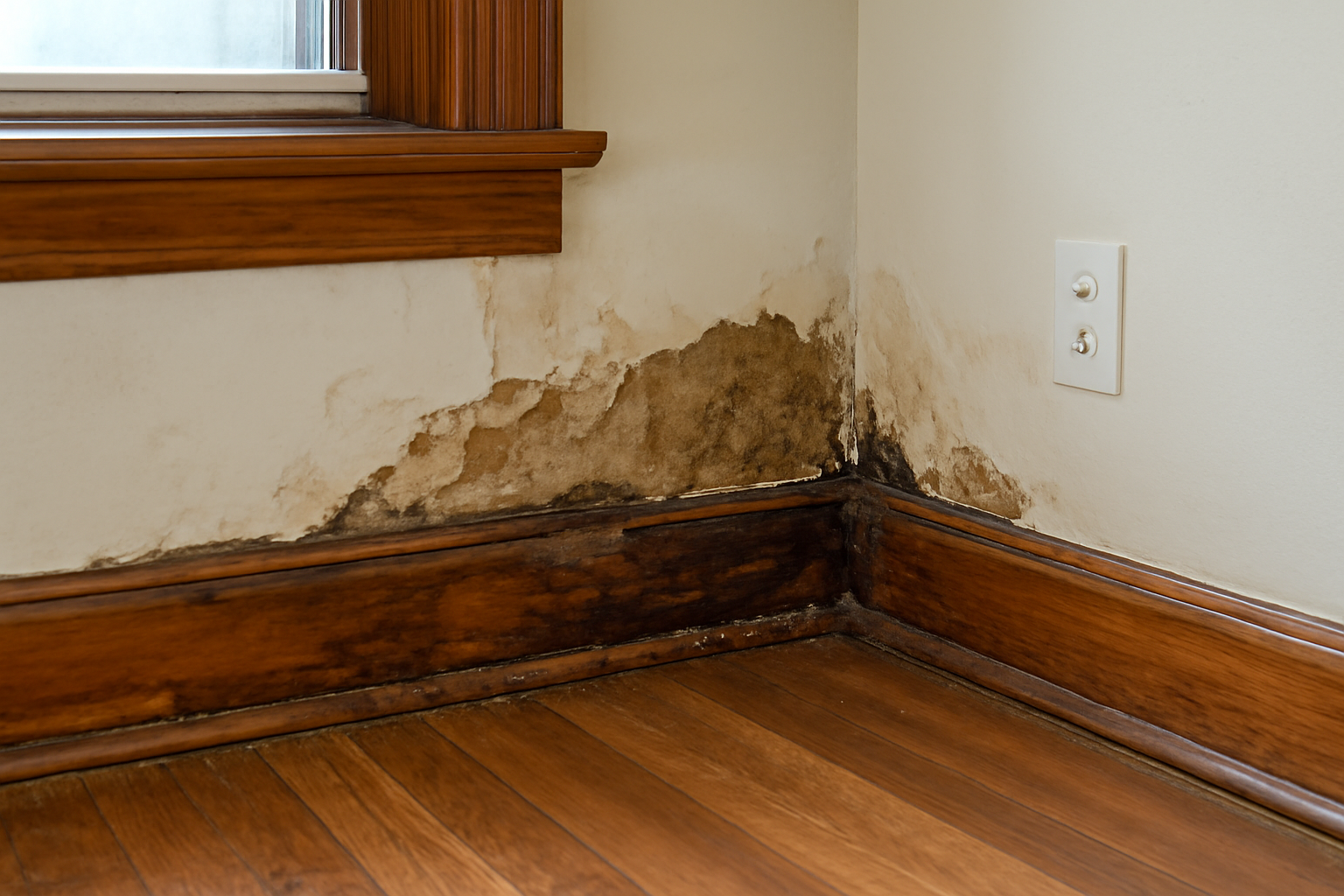 Wood Trim Water Damage Restoration in Layton, UT